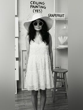 Boho Chic White Textured Fringe Tiered Mini Dress